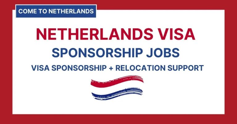 Netherlands Jobs for Immigrants with Visa Sponsorship